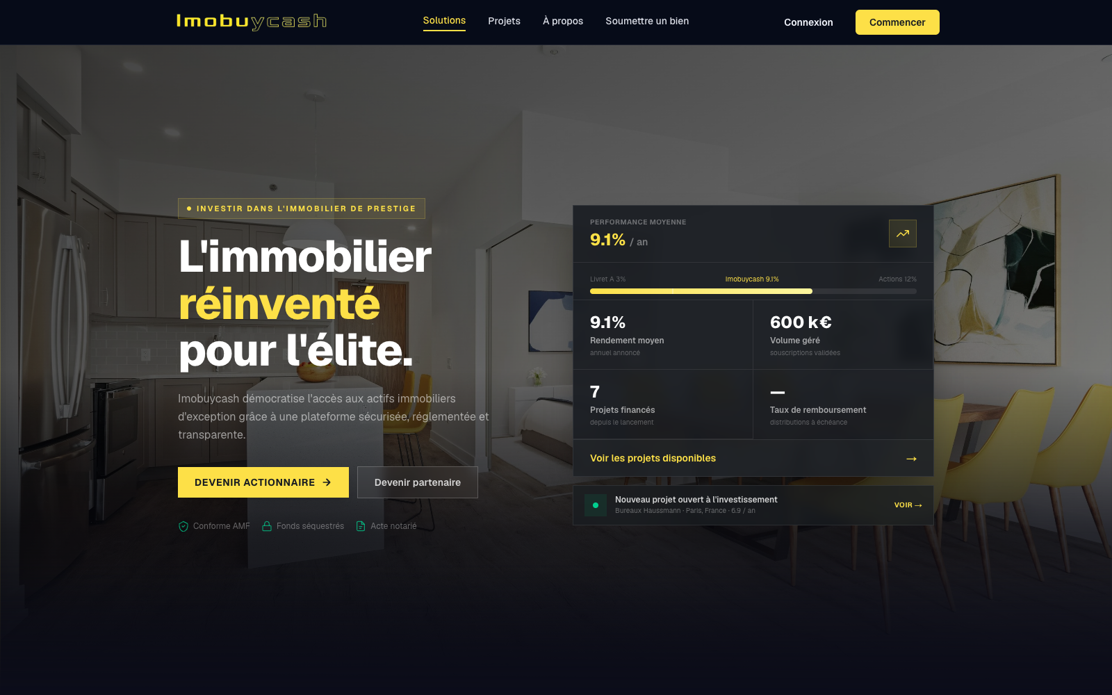 Imobuycash, aperçu