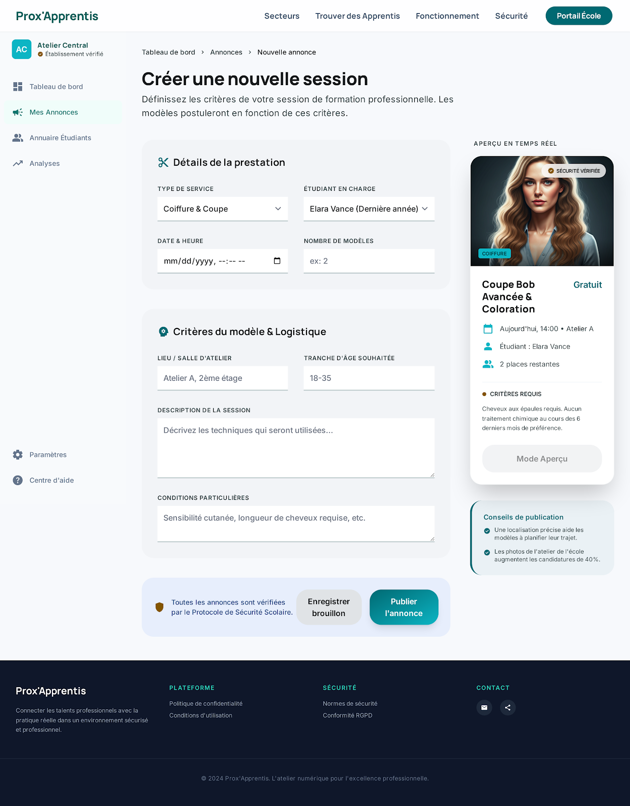 EdTech, écran 2