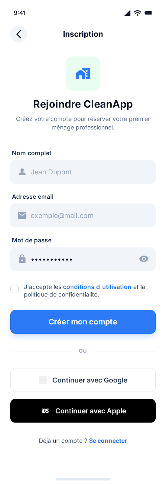 Ménage à domicile, écran 6