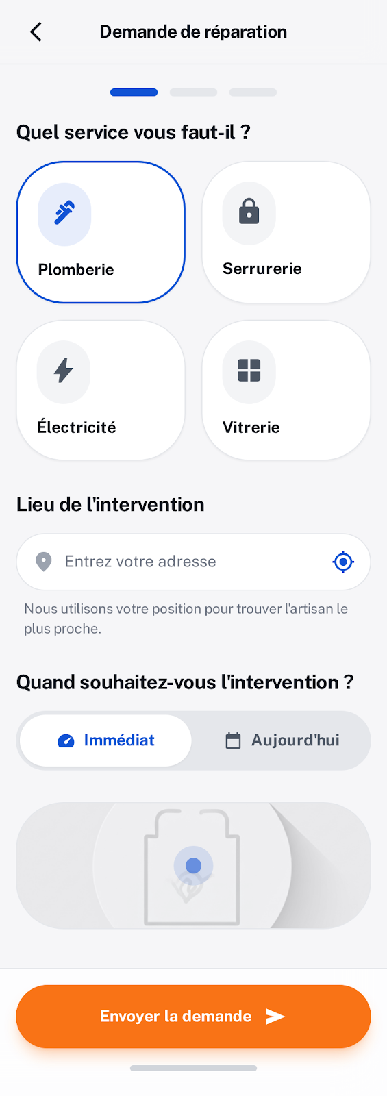Dépannage à domicile, écran 13