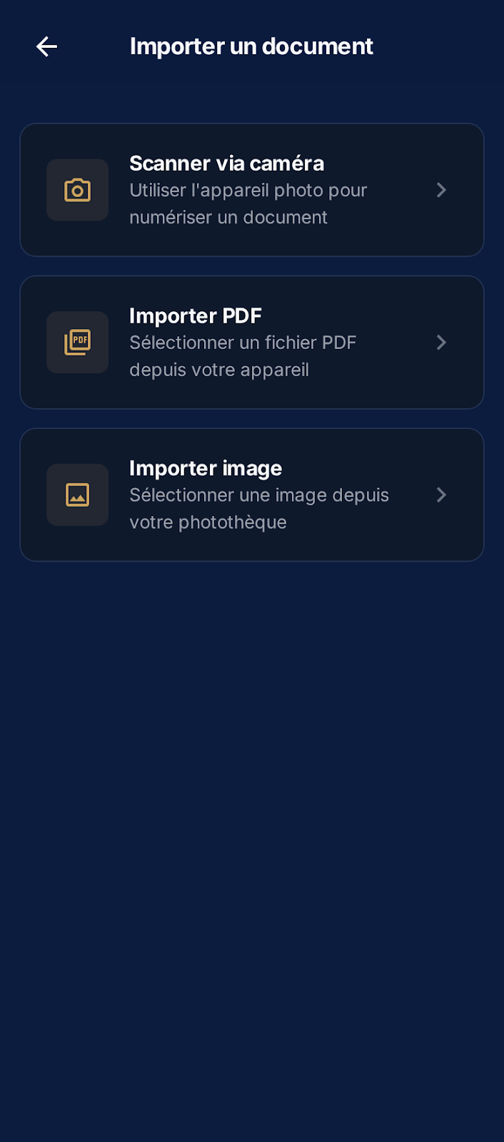 Analyse contrats IA, écran 5