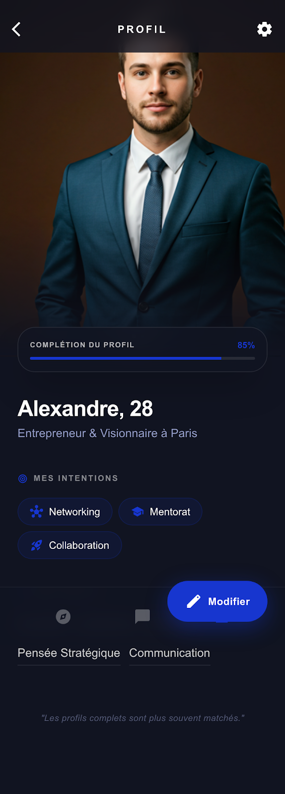 Réseau créateurs, écran 6
